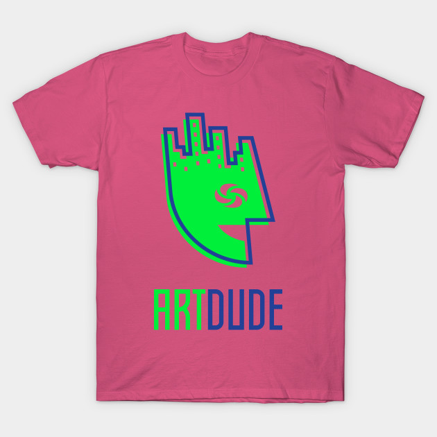 YourArtDude Logo In Lime And Blue by yourartdude